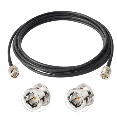 Belden 1855A HDTV HD-SDI Mini RG59 Video Cable BNC Male to Male Black, 20 ft. - Image 1 of 4