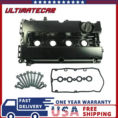 Engine Valve Camshaft Cover w/ Gasket & Bolt For Chevy Cruze Sonic 1.8L Aveo1.6L - Image 1 of 4