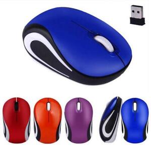 Wireless Mini Mouse Computer Gaming Mouse 1600DPI Optical USB Ergonomic USB Mice