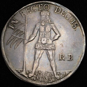 1707 Germany Brunswick-Lunenburg Wildman Silver Thaler DAV-2065 | NGC AU53 - Picture 1 of 4