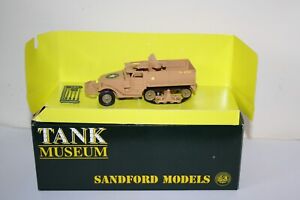 M3 HALFTRACK FITTED 75 mm AMERICAN FORCE AFRICA TANK MUSEUM STANFORD MODELS SM4