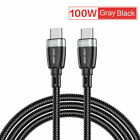 Uslion Usb-C To Usb-C Cable For Iphone Honor 30Pro Quick Charge 4.0 Pd 100W Irl