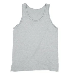 Camisetas sin mangas para hombre/unisex tanques básicos premium extra suaves 100 % algodón S-6X gris - Imagen 1 de 1