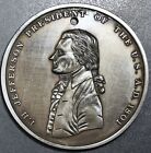 T JEFFERSON US NEUWERTIG 1801 INDISCHER FRIEDEN & FREUNDSCHAFT ZINNMEDAILLE 75 mm 238 g 1773