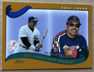 REGGIE JACKSON 2002 TOPPS TRADED UPDATE WHO WOULD HAVE #T267  NM-MT Condition - Picture 1 of 2