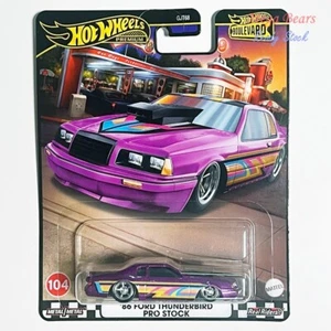 Mattel Hot Wheels Premium Boulevard #104 86 Ford Thunderbird Pro Stock GJT68 - Picture 1 of 1