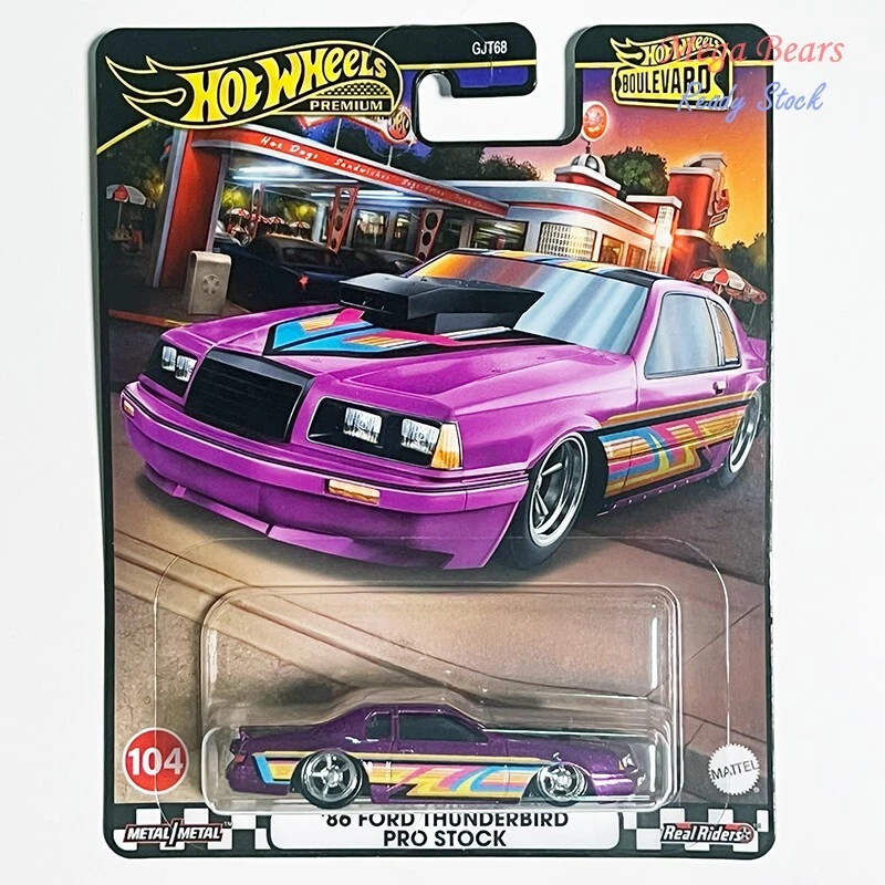 Mattel Hot Wheels Premium Boulevard #104 86 Ford Thunderbird Pro Stock GJT68 - Image 1 of 1