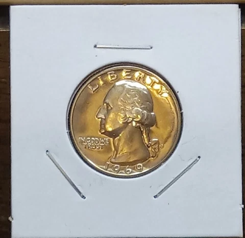 1969 S GEM PROOF WASHINGTON QUARTER Cover