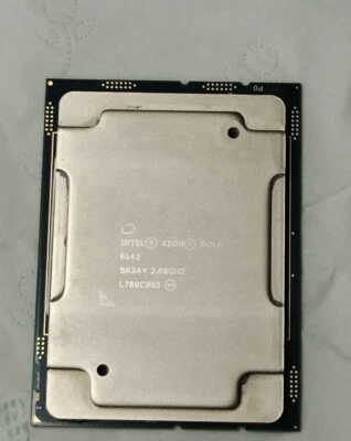 Intel Xeon Gold 6142 Processor 22M Cache 2.60 GHz CD8067303405400 SR3AY CPU - Image 1 of 2