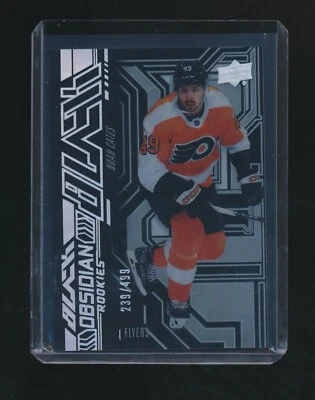 NOAH CATES 2022-23 UPPER DECK BLACK OBSIDIAN RC 239/499 - Image 1 of 2