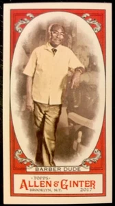 BARBER DUDE - 2017 Allen and Ginter MINI WORLD’S DUDES Insert #WD-15 - Picture 1 of 2