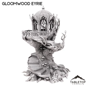 Gloomwood Eyrie - Elven Building - Fantasy Tabletop Terrain - Picture 1 of 12