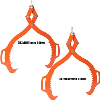 Schleppzange Holzzange Forstzange Verladezange Rückezange Holzgreifer 500/600kg - Bild 1 von 4