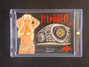 BENCHWARMER 2020 GOLD EDITION CECILLE GAHR BLING RED FOIL #1/1 - Bild 1 von 3