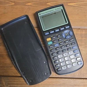 Calculadora gráfica Texas Instruments TI-83 Plus con cubierta. Probado funcionando - Imagen 1 de 10