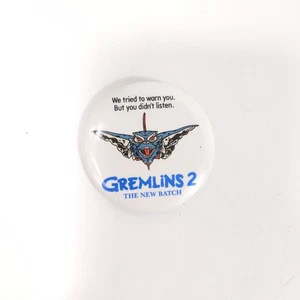 Vintage Gremlins 2 The New Batch Promo Pin Pinback Button - Bild 1 von 3