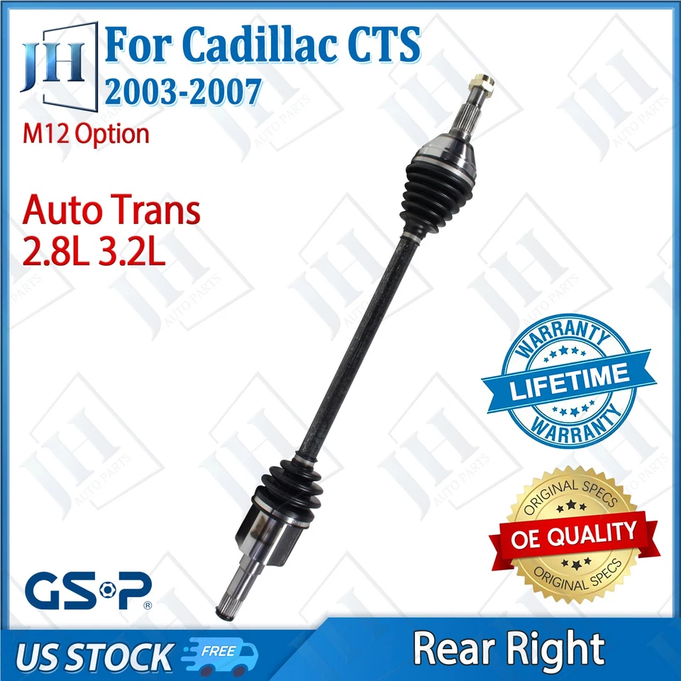 Eje CV trasero derecho pasajero OE para 2003 04 05 06 07 Cadillac CTS 2,8 3,2 L Foto 1 de 4