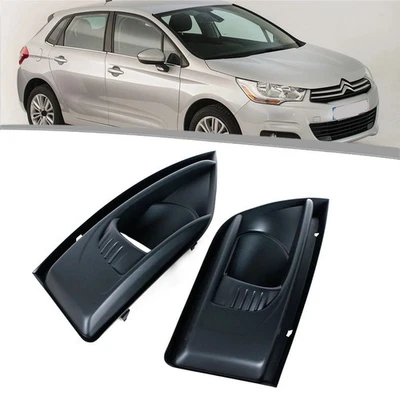 Front Bumper Fog Lamp Frame Cover Pair for C4 Picassoo OEM Specification - Image 1 of 4