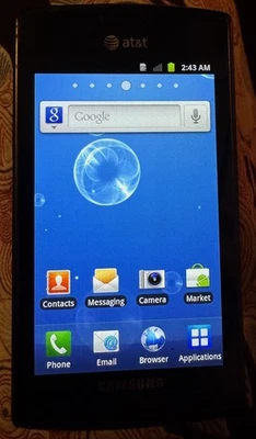 Samsung Galaxy Captivate SGH-I897 16gb (ATT) Black Fast Ship Very Good Used Work - Image 1 of 3