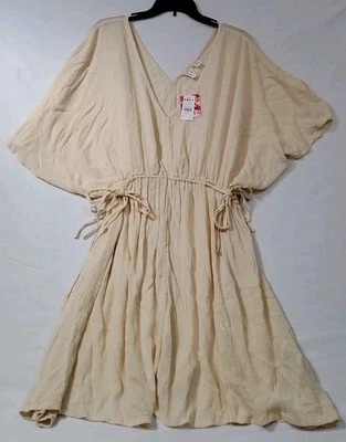 Nuevo con etiquetas Vestido de Playa Roxy Sun Bebé Traje de Baño Encubrimiento Vainilla Off-Blanco Para Mujer XL Foto 1 de 4