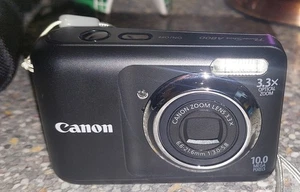Canon Digital Camera PowerShot A800 10.0MP Black Tested - Picture 1 of 4