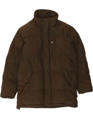 TIMBERLAND Mens Padded Jacket UK 36 Small Khaki Polyester AQ01 - Image 1 of 3