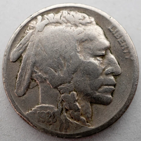 1920-S Buffalo Nickel - Good Cover