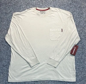Wolverine Tee Shirt Men’s XXL Classic Long Sleeve Pocket Comfort Traditional Fit - Picture 1 of 6