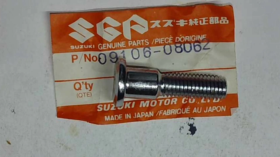 Nuevo de Lote Antiguo Original Suzuki 09106-08062 Perno (8x33) OEM ENVÍO RÁPIDO Foto 1 de 1