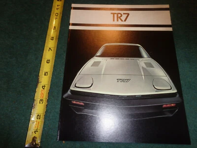 TRIUMPH TR-7 1977 FOLLETO DE VENTAS/CATÁLOGO ORIGINAL DISTRIBUIDOR DE EE. UU./LHD Foto 1 de 4