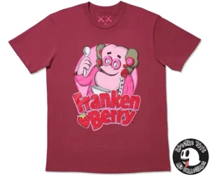 Auténtica Camiseta KAWS X Monsters Franken Berry Roja Para Hombre Talla XL - Imagen 1 de 1