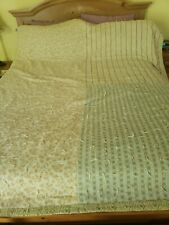 Vintage 1950's Handmade Quilt Made Out Of Feed Sacks