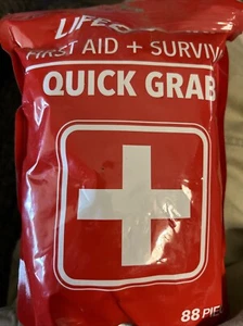 Life+Gear 41-3819 88-Piece Quick Grab First Aid & Survival Kit - Picture 1 of 5
