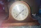 Old Wooden Mantle Clock Yv P