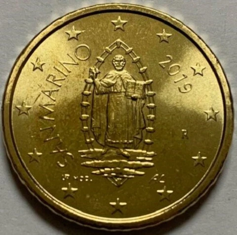 San Marino 50 euro cents 2019 UNC Cover