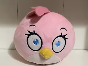 ⭐️Angry Birds Pink Bird Stella Plush Stuffed Animal Rovio Toy Factory 2020 Round - Picture 1 of 8