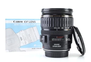 Canon EF 28-135mm Image Stabilizer F3.5-5.6 IS Macro USM Lens F&R Cap EOS DSLR's - Picture 1 of 14