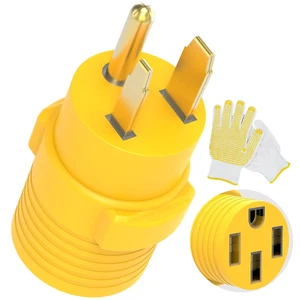 Adaptador Cargador NEMA 6-50P a 14-50R, Adaptador Secadora de 3 Puntas a 4 Puntas 250V 50 A - Imagen 1 de 12