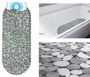 Circul 99 x 39 cm gris plantilla de bañera plantilla antideslizante - Imagen 1 de 5