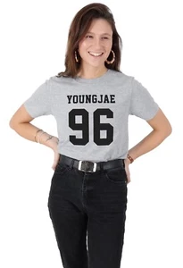 Youngjae 96 T-shirt Top Tee Fashion Kpop Fangirl Members T-shirt Band - Picture 1 of 6