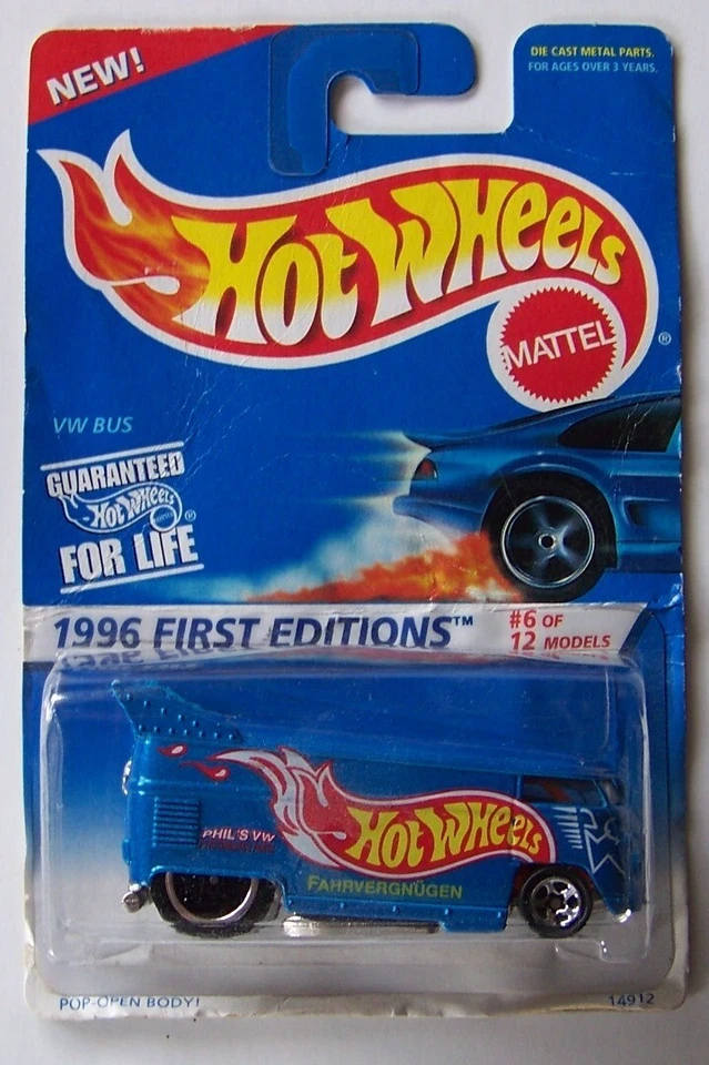Autobús VW #372 1996 primera edición 6 de 12 Hot Wheels | M325 Foto 1 de 1