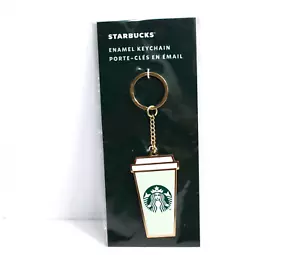 Starbucks Hot Drink Cup Verano Europa Edición Limitada Metal Esmalte Llavero - Imagen 1 de 4