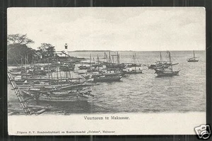 Makassar Lighthouse Celebes Sulawesi Indonesia ca 1905 - Picture 1 of 1