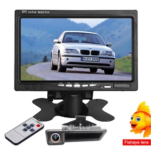 7Inch Monitor Handle AHD Fisheye Lens Backup Camera Handle For BMW 3/5 Series X5 - Picture 1 of 15
