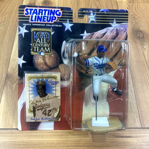 UNOPENED Starting Lineup Century Team Jackie Robinson Dodgers MLB Action Figure Cover