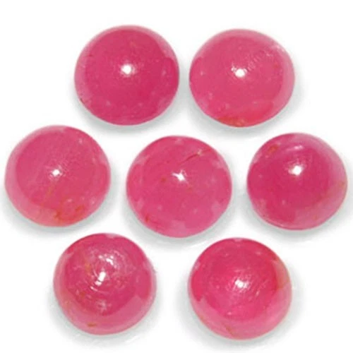 12.17-Carat Lot of Round Ruby Cabochons from Guinea (Unheated)  - Image 1 of 1