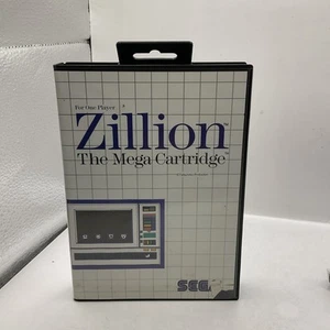 Sega Master ~ 1987 ~ Zillion ~ The Mega Cartridge ~ CIB **inkl. Sega Poster** - Bild 1 von 23