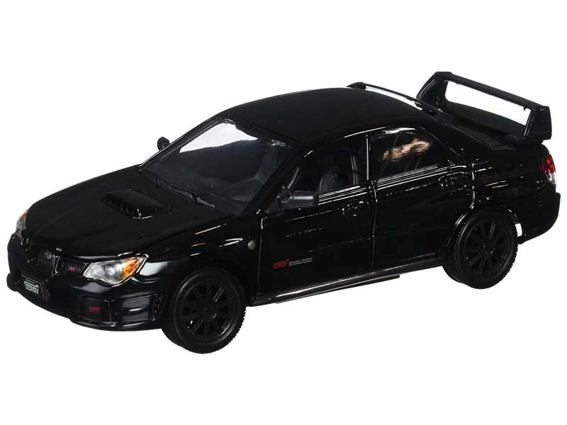 Subaru Impreza WRX STi Negro Escala 1:24 Modelo Diecast - Motormax - 73330BK Foto 1 de 1