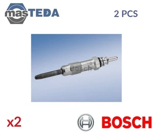 0 250 202 140 ENGINE GLOW PLUGS BOSCH 2PCS FOR MERCEDES-BENZ SPRINTER 4-T 2.9L - Picture 1 of 5