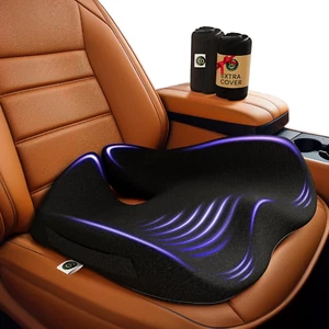 Memory Foam Car Seat Cushion for Back Pain Relief – 2025 Upgraded Car Cushions f - Picture 1 of 7